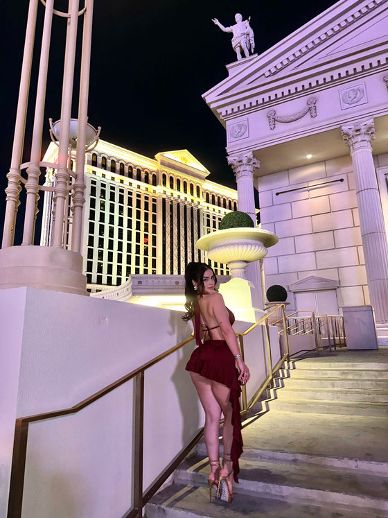 Snake Mini Dress