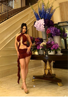 Snake Mini Dress