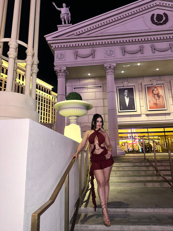 Snake Mini Dress